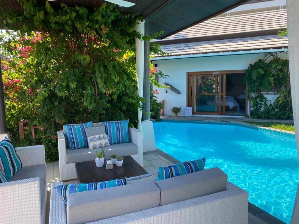 Samui Blu, Villa With Private Pool Choeng Mon Exterior foto